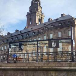 Harbor view of the Christiansborg Palace