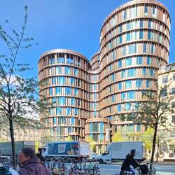 Axel Towers, a distinctive architectural complex