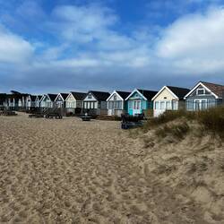 Hengistbury, Mudeford Sandbank. Hut value £700,000.
