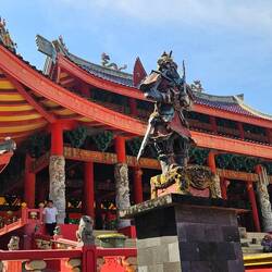 One of the larger buildings at the Sam Poo Kong complex.