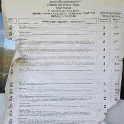 Fahrplan....immerhin bis 12/2023