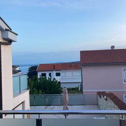 Aussicht vom Balkon aus