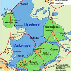 Damm zwischen Markermeer und IJsselmeer