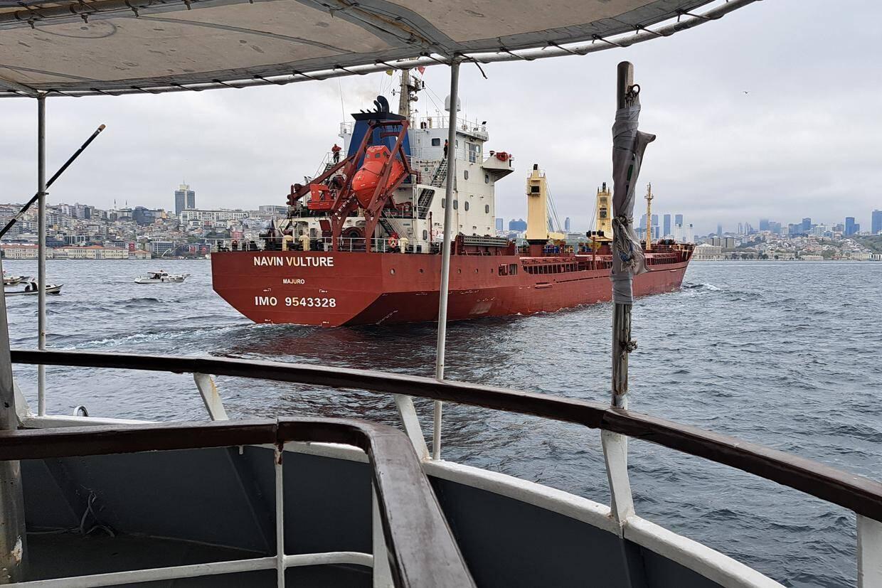 Viel Verkehr auf dem Bosporus