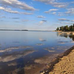 Zalew Siemianówka, blisko granicy białoruskiej