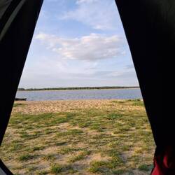 Taki mam dzisiaj widok, tutaj nam nocleg