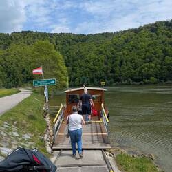 Mit der Radfähre ans andere Ufer
