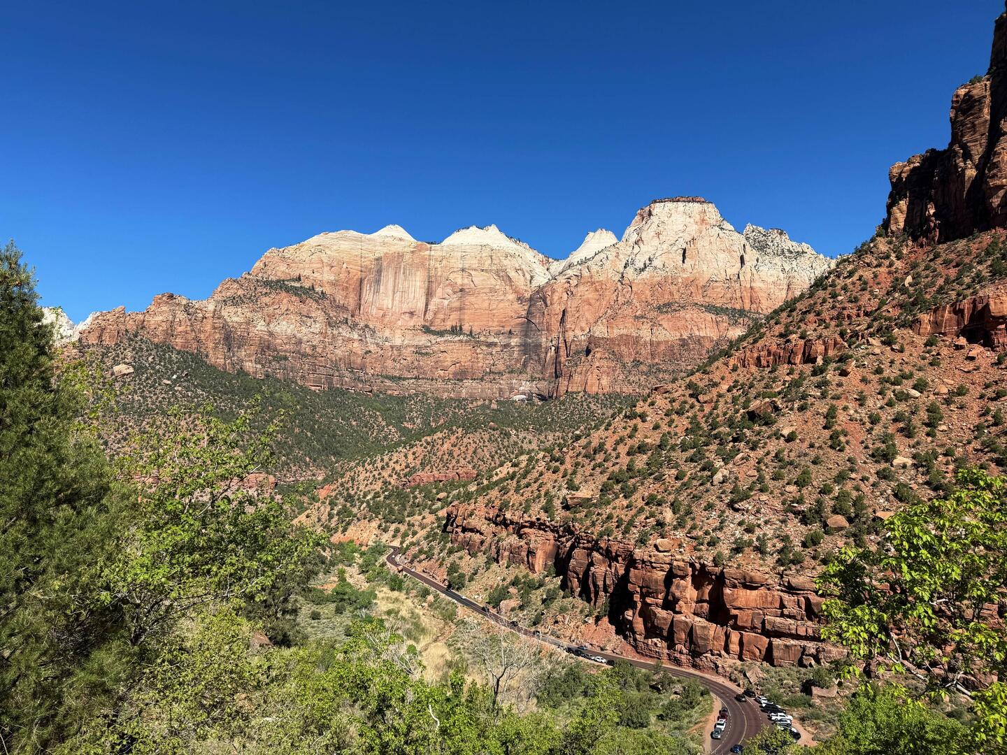View from Zion tunnel