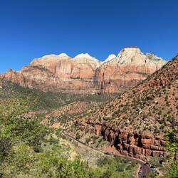 View from Zion tunnel