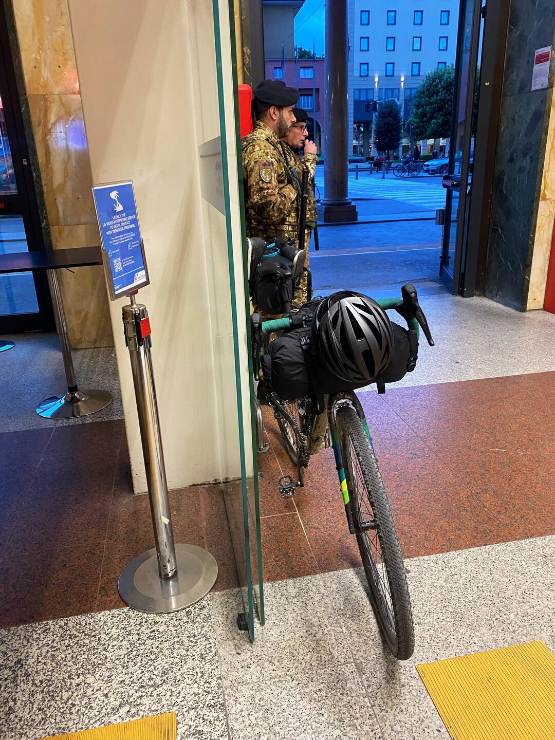 Das bike ist sicher.
