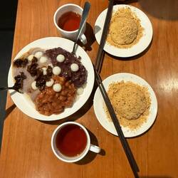 As unappetizing as the dessert looks, we promise, it was great!