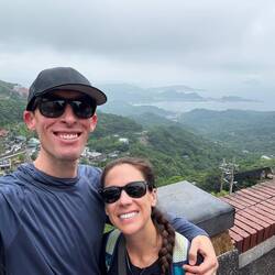 View of the ocean from Jiufen