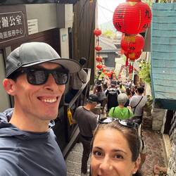 You can almost make out the ocean at the end of the alley