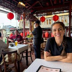 Us at our lunch spot