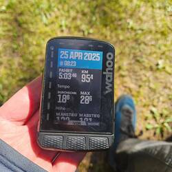 Immerhin 95 km, aber so langsam war ich noch nie!