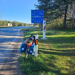 Ich habe Lettland erreicht!