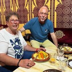 Es gab Couscous mit Rindfleisch