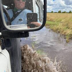 ...der Fahrer guckt und zuckt und schluckt...