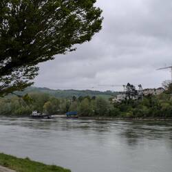 Eine Drahtseilfähre