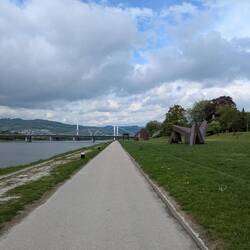 Die Kulturmeile mit Kunstwerken entlang der Strecke