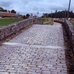 Little bridge over a creek.