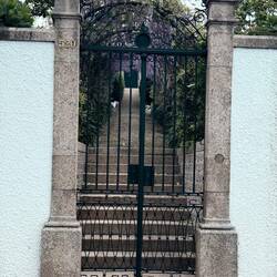 Would love to see the home that is behind these gates
