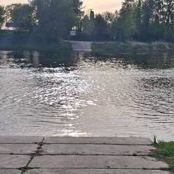 Już byłem 2 km przed campingiem i masz....Bug stanął na drodze. Przeprawa Już działa, do odwołania.