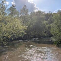 Am Abend ab der Nera