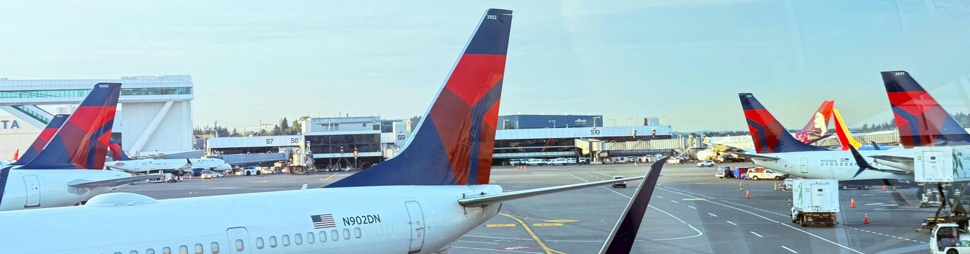Crazy number of jets in Seattle.