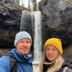 Wir hatten die Wasserfälle ganz für uns alleine