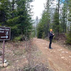 Auf der Wanderung zu den Moul Falls