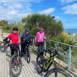 Kurze Rast auf der Pista Ciclabile
