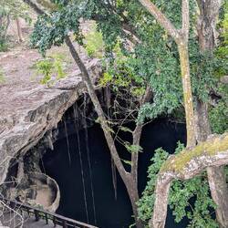 Cenote Zaci, direkt im Ort