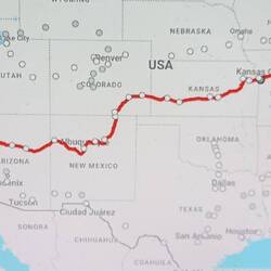 Chicago - Los Angeles (Amtrak Train No 3 " Southwest Chief ")