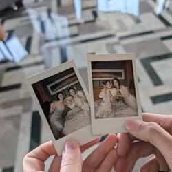 Polaroids from the wedding