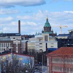 View of Helsinki from the ship
