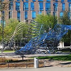 Memorial to Mauno Koivisto, former prime minister