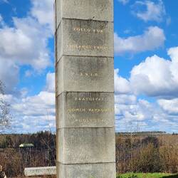 Courtyard of Porvoo Cathedral, a memorial to those who fell in the 1918 war