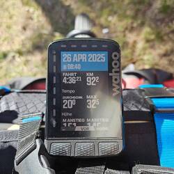 Schon wieder unter 100km.