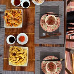 Repas du lendemain midi, service soigné !