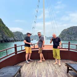 Trois hommes dans un bateau!