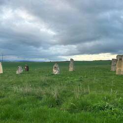 (Not a Stonehenge type stone circle) Commemoration of the Battle of Atapuerca which took place in 10