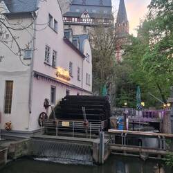 Die Obermühle - und das Mühlenrad dreht sich