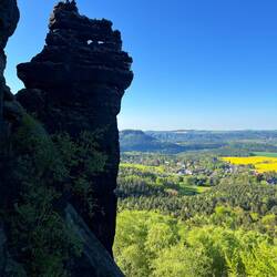 Die markanten Felsformationen begeistern mich..