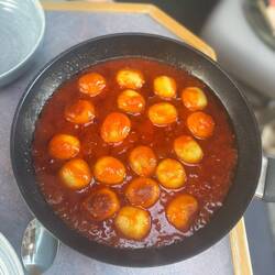 Gnocchi mit selbstgemachte Tomatensoße