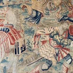 Sumptuous tapestries tell the stories of battles