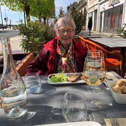 Typically French lunch with Sally
