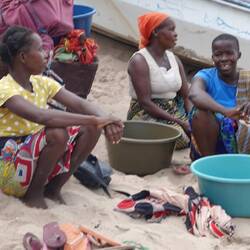 Das Transportteam wartet schon