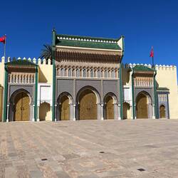 Eingang zum Königspalast in Fes