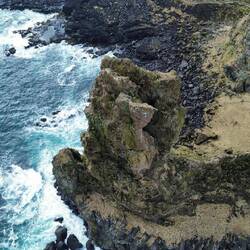 Lóndrangar dall'alto